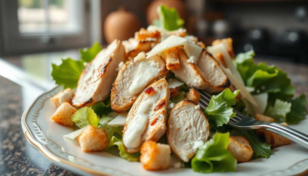 Chicken Caesar Salad tips