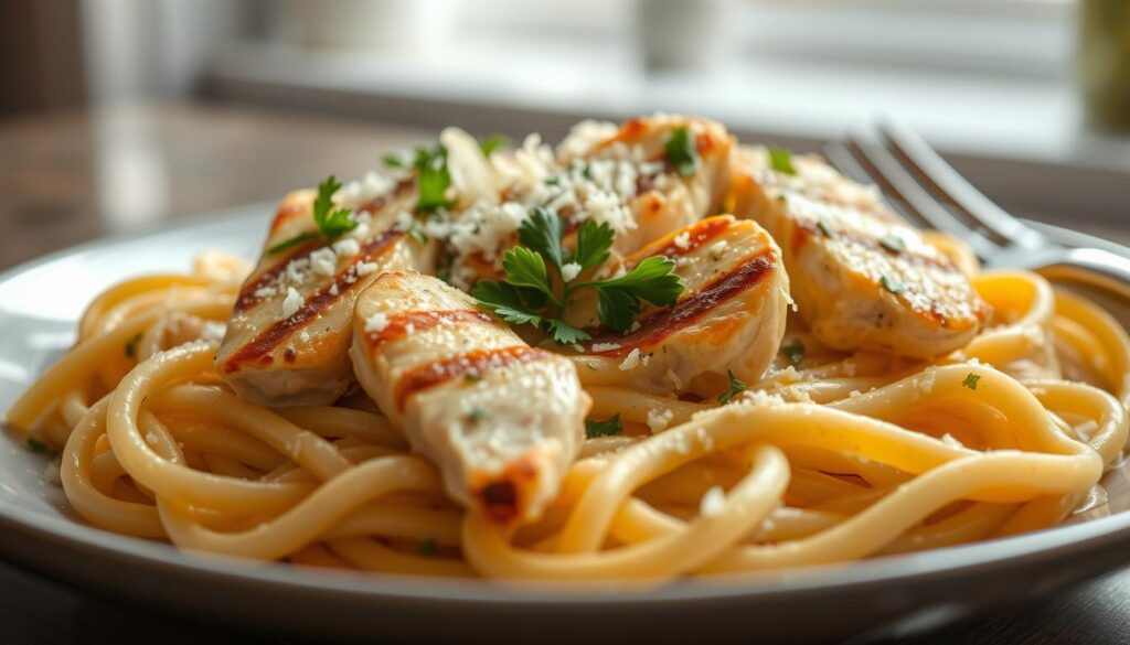 Is Chicken Alfredo a traditional Italian dish?