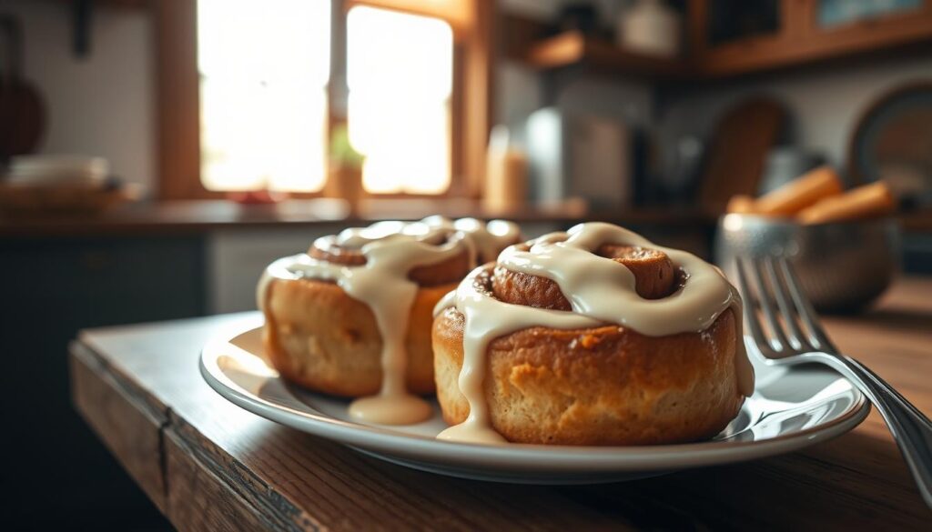 What do Americans call cinnamon rolls?