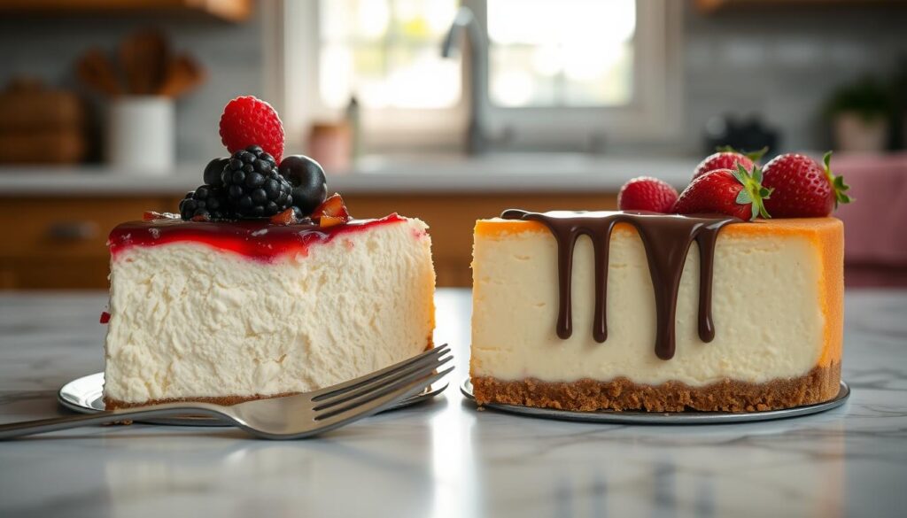 What is the difference between Italian cheesecake and regular cheesecake?