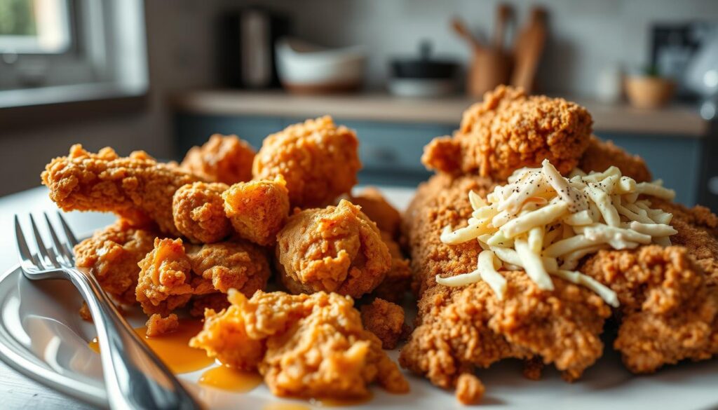 What is the difference between fried chicken and southern fried chicken?