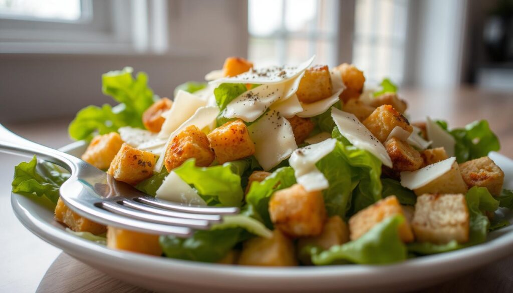 fresh Caesar salad